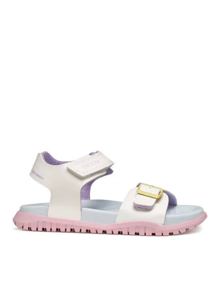 Geox otroški sandali SANDAL FUSBETTO bela