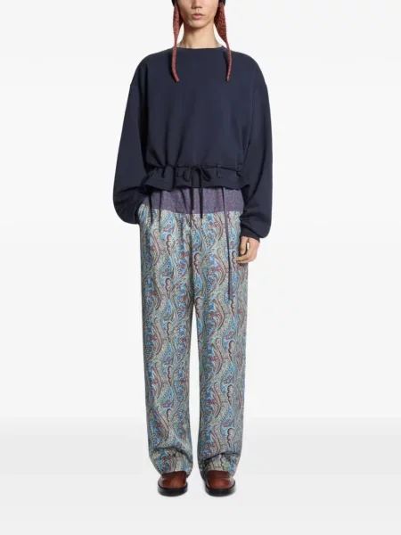 Decupat hanorac Dries Van Noten albastru