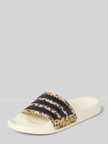 Sneakersy Adidas Adilette brązowe