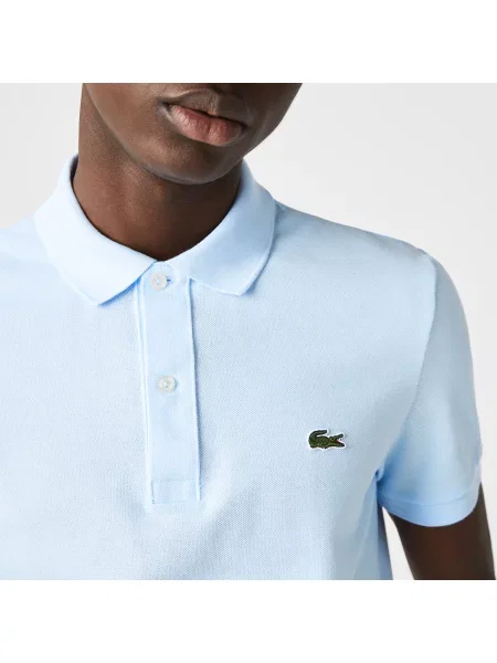 Поло Lacoste синее