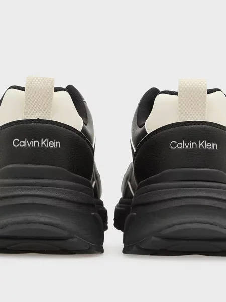 Кроссовки для бега Calvin Klein в полоску черные