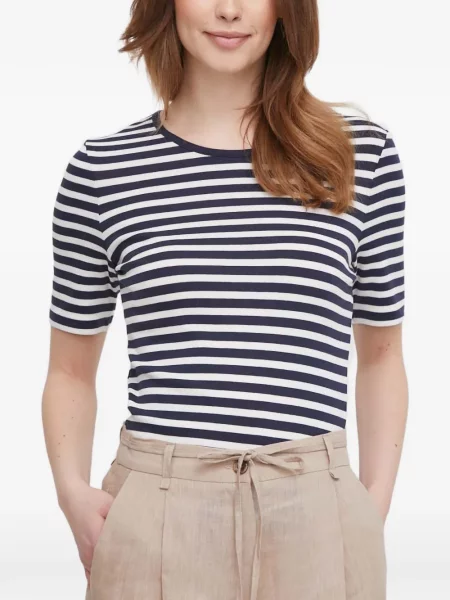 Tricou Gant cu dungi albastru
