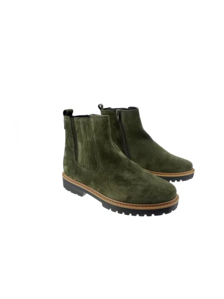 Buty do kostki Gabor zamszowe biznesowe zielone