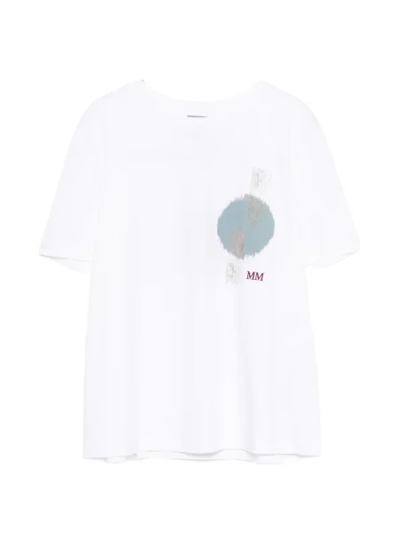 Tricou Max Mara cu imagine alb