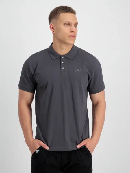 Alpha Industries Tricou polo X-Fit gri