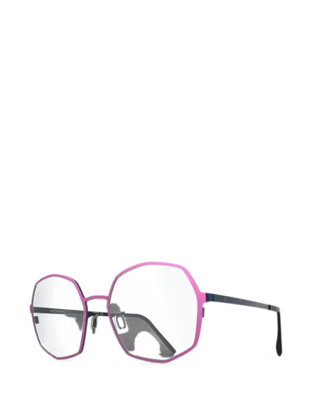 Ochelari de soare Blackfin cu imprimeu geometric roz