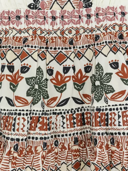 Scurt rochie maxi Farm Rio alb