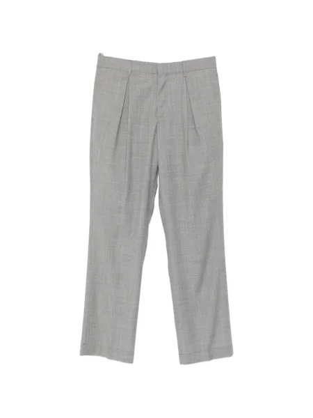 Pantaloni Berwich plisate gri