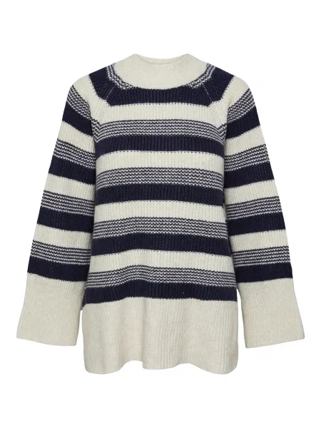PIECES Pulover FENNA crem / bleumarin