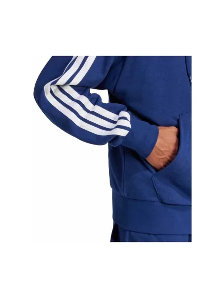Prugasta frotir majica Adidas plava