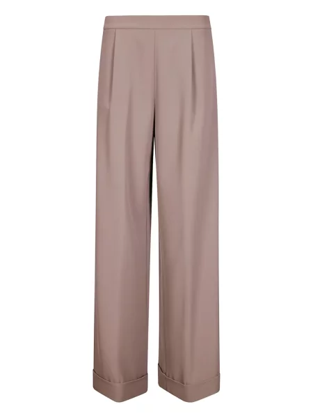 Pantaloni Stefano Mortari plisate roz