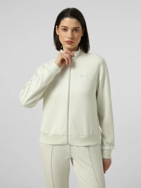 Кофта світло-сірий поліестер/модал сірий