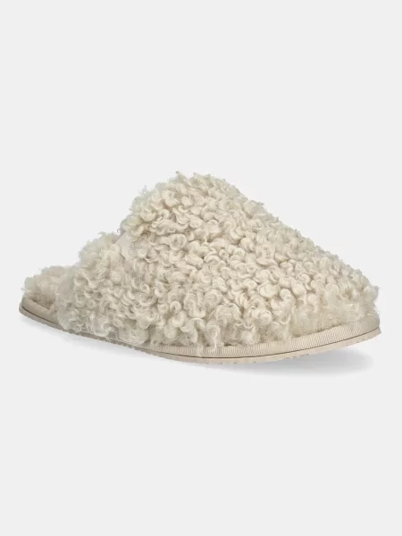 Copati Calvin Klein CLOSE SLIPPER FUR bež