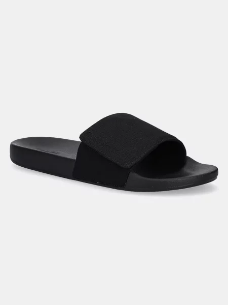 Natikači Calvin Klein ADJ POOL SLIDE CANVAS LOGO črna