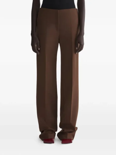 Pantaloni Mugler maro
