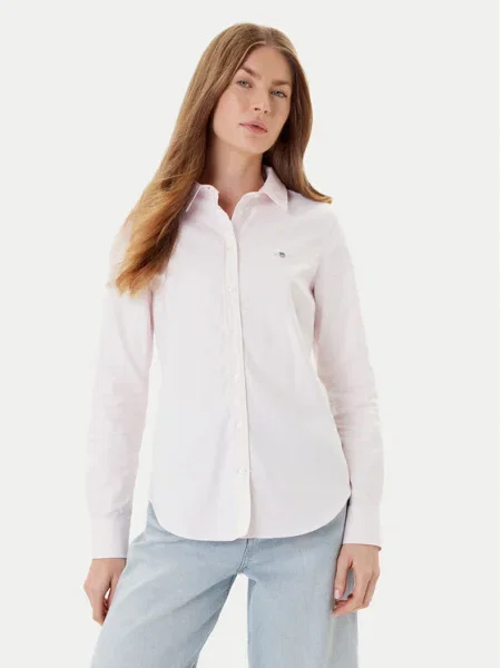 Gant Cămașă Shield roz