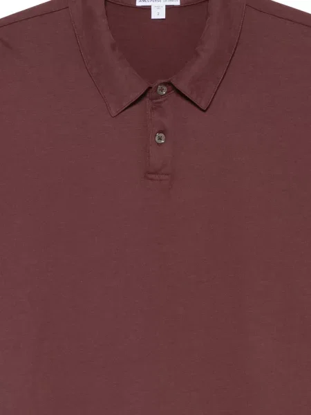 Scurt tricou polo James Perse violet