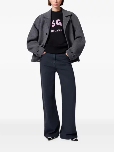 Hanorac Msgm cu imagine negru