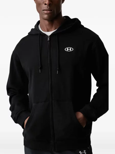 Hanorac cu glugă Under Armour cu broderie negru