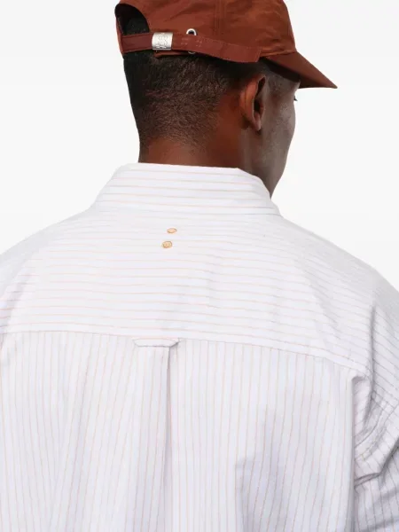 Prugasta košulja Aboutblank keper bijela