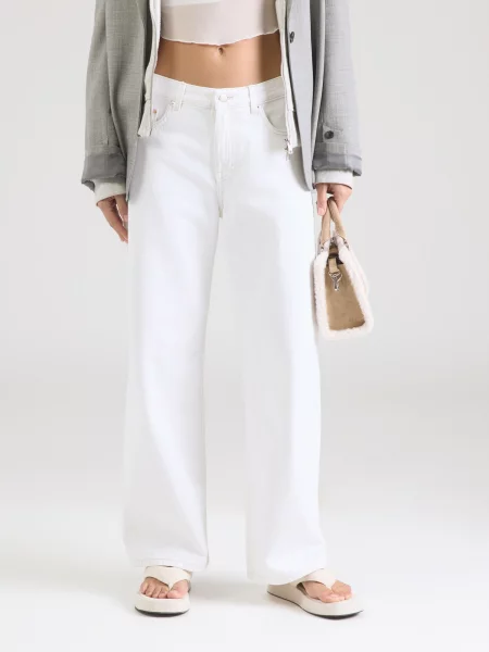 WEEKDAY Jeans Missy denim alb