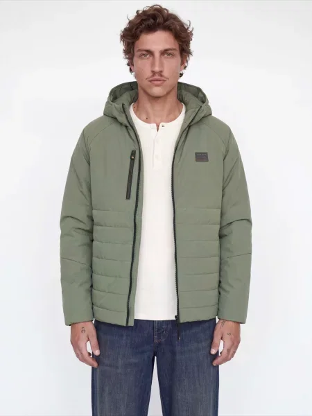 JACK & JONES Geacă de primăvară-toamnă JJFINN mentă verde