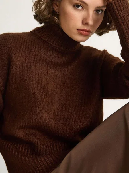 Bianco Lucci Pulover Pullover mokka
