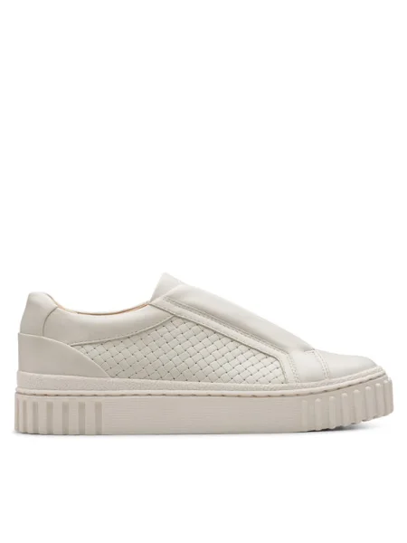 Clarks Sneakers Mayhill Bay alb