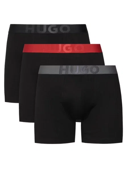 HUGO Set de boxeri﻿ negru