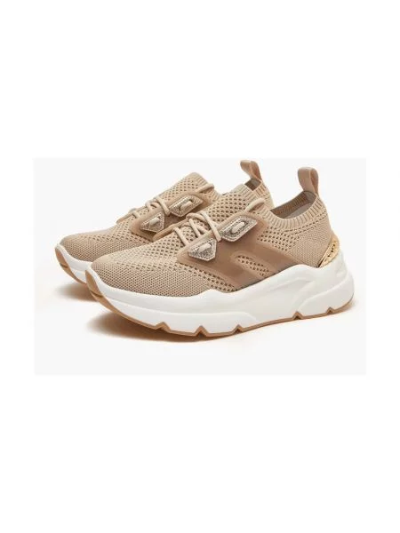 Sneakersy Emanuélle Vee beżowe