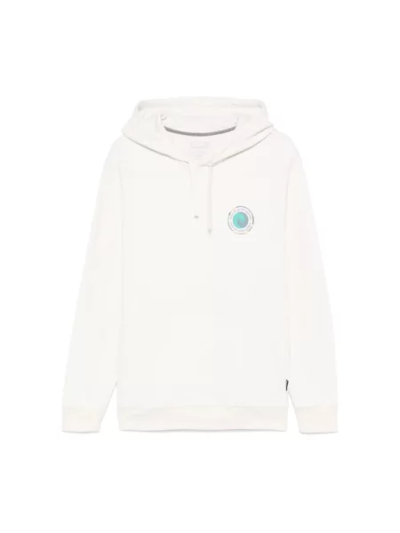 Bluza z kapturem Patagonia z kapturem z logo biała