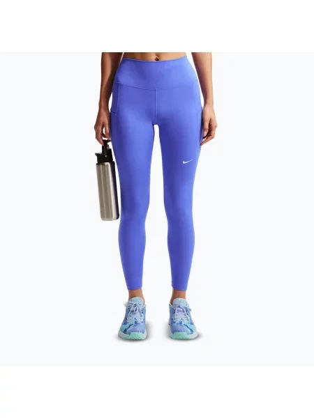 Легінси для тренувань Nike One High-Waisted sapphire/white білі