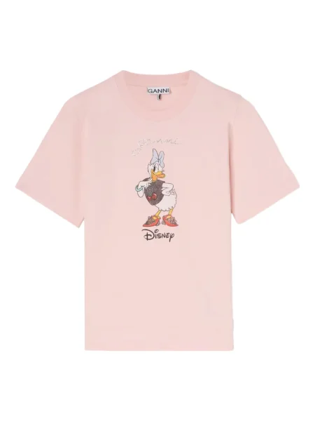 Tricou Ganni roz