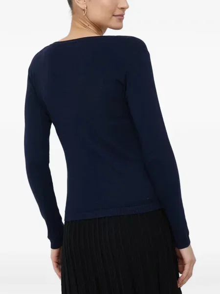 Cardigan Benetton tricotate albastru