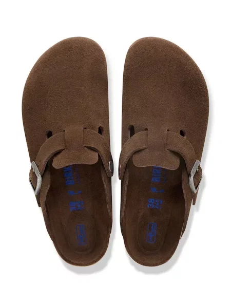 Замшевые шлепанцы Birkenstock