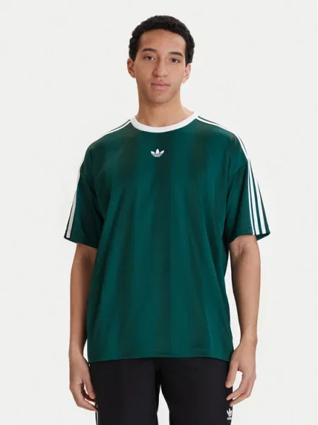 Adidas Marškinėliai adicolor Jacquard žalia