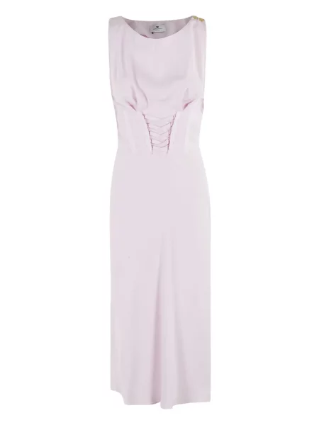 Rochie midi Elisabetta Franchi până la genunchi de costum roz
