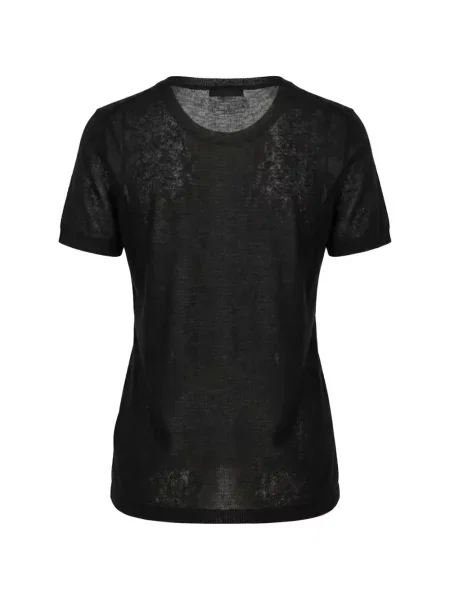 Tricou Malo din cașmir negru