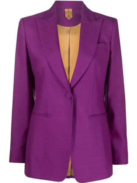 Sacou Max Mara de lână violet