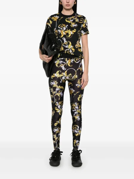 Tricou Versace Jeans Couture cu imagine negru