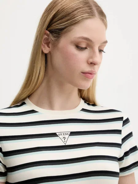 Футболка Guess Originals зеленая