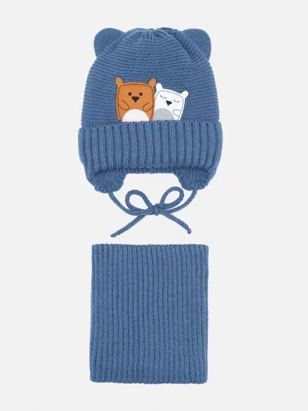 YUKI Шапка/шарф Для хлопчиків синій