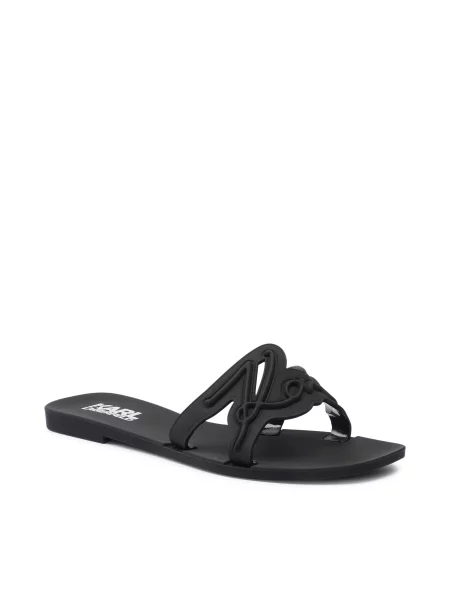Natikači KARL LAGERFELD Black Rubber črna