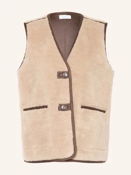 Darling Harbour Vesta Z Medvídkové Kožešiny beige béžová