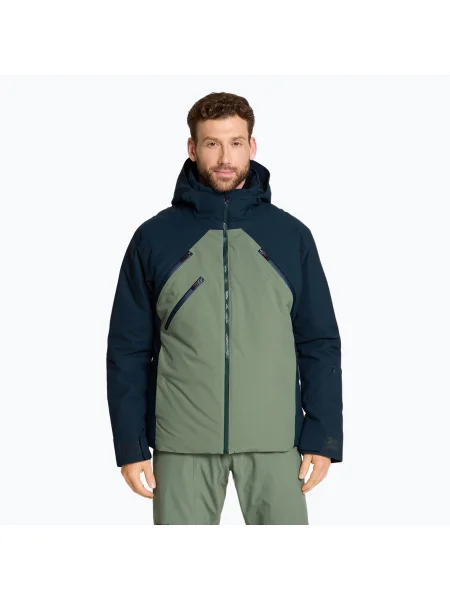 Olcsóbban. Férfi sí dzseki ZIENER Tarago sár. Méret: 52 zöld