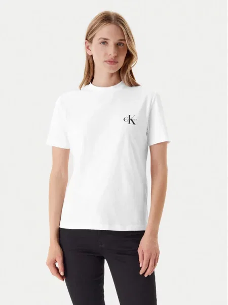 Πουκάμισο Calvin Klein Jeans λευκό
