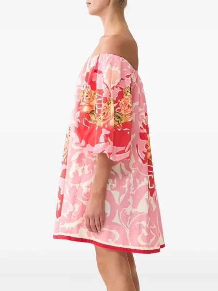 Rochie mini Camilla de costum roz