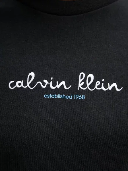 Calvin Klein Jeans тениска мъжка от черно