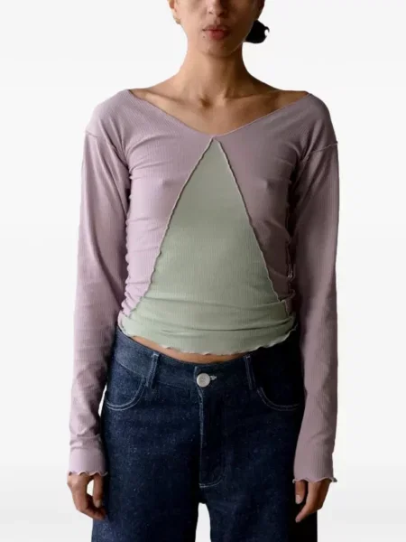 Długa koszulka Baserange fioletowa