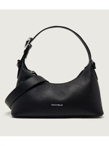 Coccinelle De piele geantă pe umăr Coccinelle Fern negru